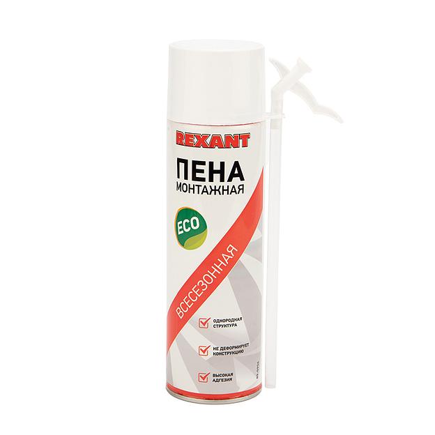 Rexant (89-0906) Пена монтажная всесезонная с трубочкой 40 л eco фото 1