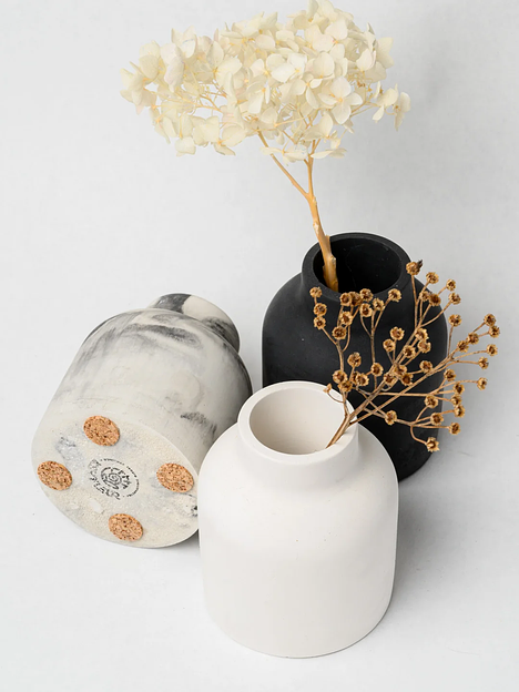 Ваза Сканди из скульптурной смеси, опт фото 1