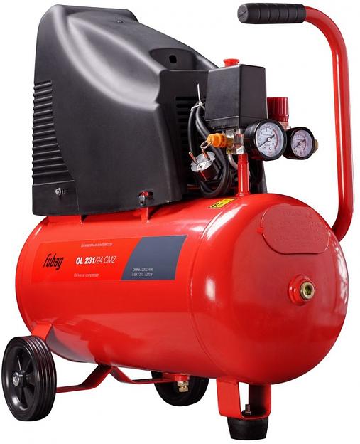 Компрессор поршневой Fubag OL 231/24 CM2 безмасляный 230л/мин 24л 1500Вт красный фото 1