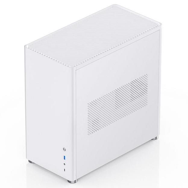 Корпус JONSBO D40 White без БП, боковая панель из закаленного стекла, mini-ITX, micro-ATX, ATX, бел. фото 2