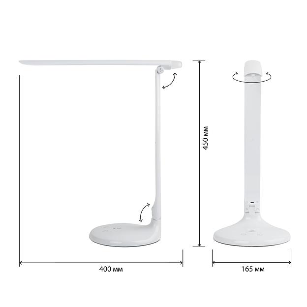 Светильник Эра NLED-482 (Б0041086) настольный на подставке белый 10Вт фото 7