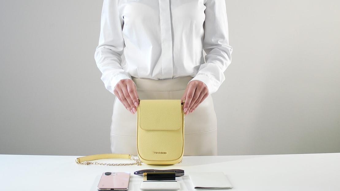 Сумка женская «Ivy» желтая ОПТ фото 5