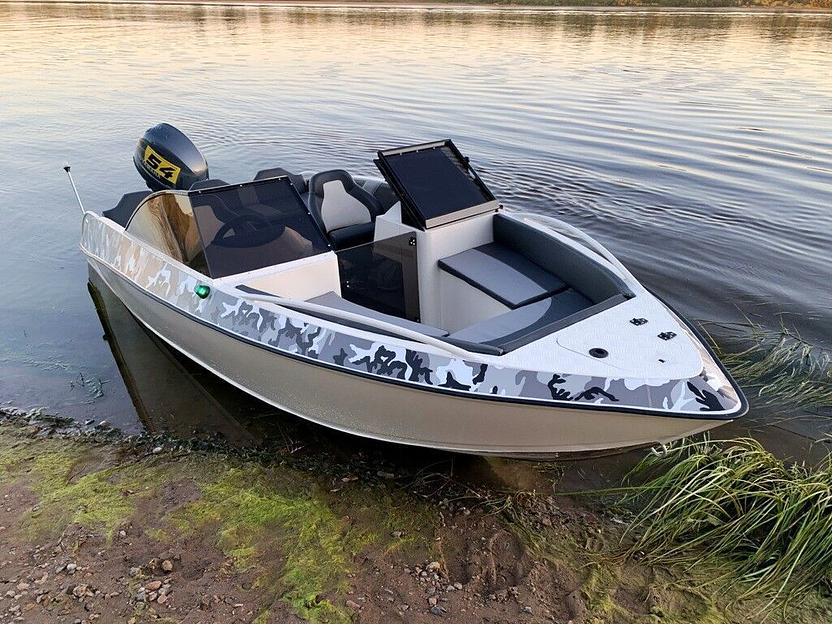 Алюминиевый катер Тактика 550 Боурайдер(Bowrider), 535*210*100 см фото 2