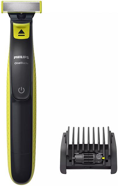 Триммер Philips OneBlade QP2721/20 черный/лайм (насадок в компл:1шт) фото 1