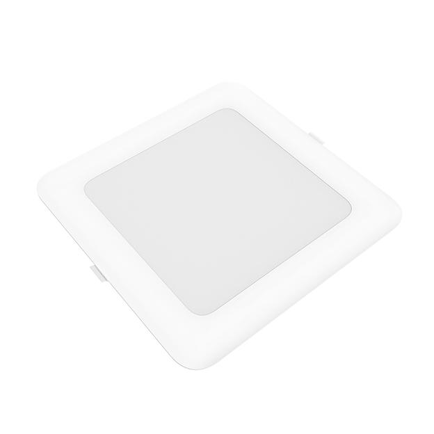 Светильник светодиодный ДВО 24 Вт 4000К 2100 лм 170-260В IP20 225х225х26мм монт разм 190х190мм Пластик Elementary Gauss фото 2