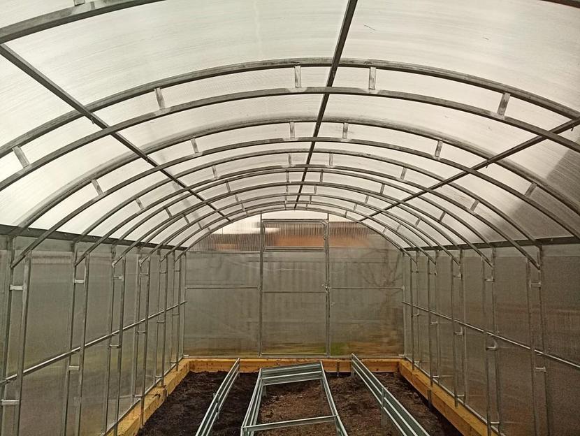 Прямостенная теплица «Богатырь» ОПТ фото 5