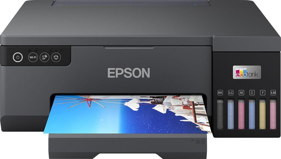 Принтер струйный Epson L8050 (C11CK37405/C11CK37506) A4 WiFi черный фото 1