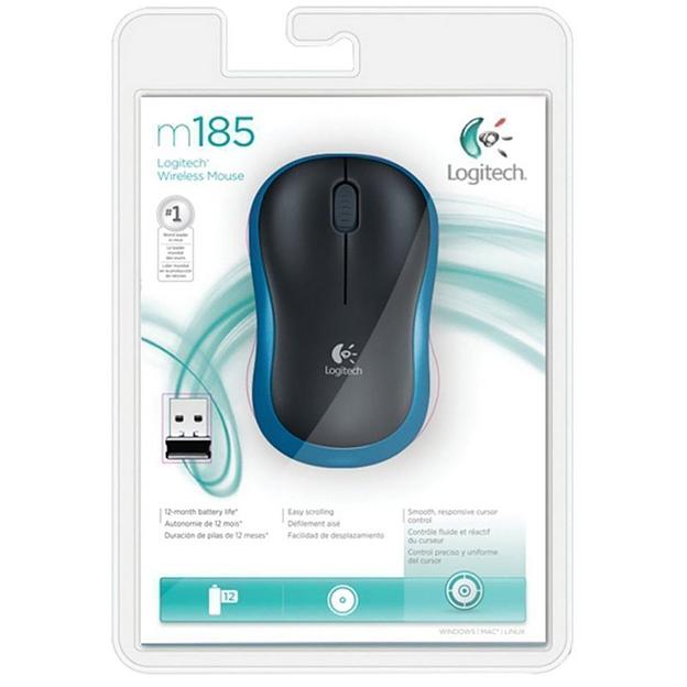 Мышь Logitech M185 Blue (910-002239) фото 3