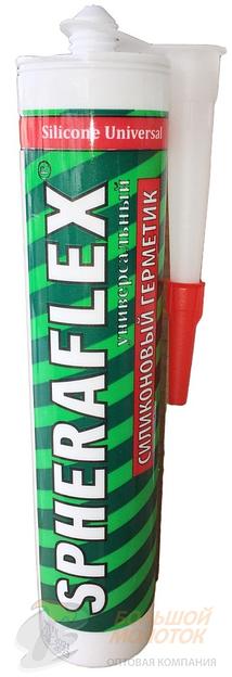Герметик "SPHERAFLEX" белый 300 мл. силик. универсальный /24 фото 1