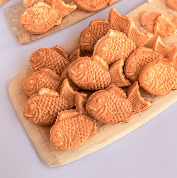 Печенье с начинкой Тайяки с беконом и сыром фото 1