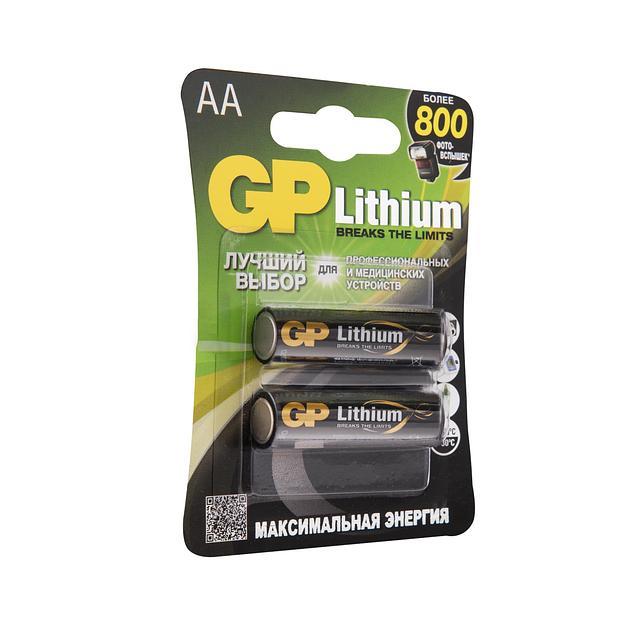 Батарея GP Lithium 15LF FR6 AA (2шт) фото 2