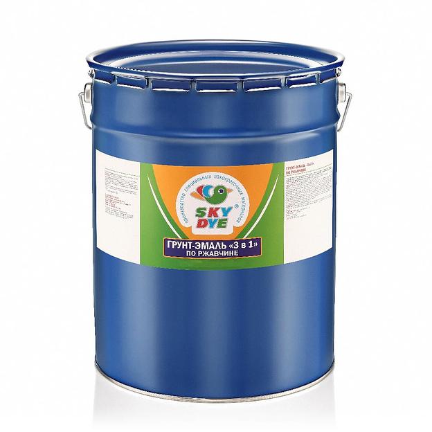 Грунт Эмаль по ржавчине 3 в 1 ГОСТ 25129-82 все цвета фото 1