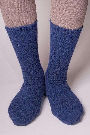 Носки из натуральной шерсти демисезонные TOD Оймс цвет синий фото 1