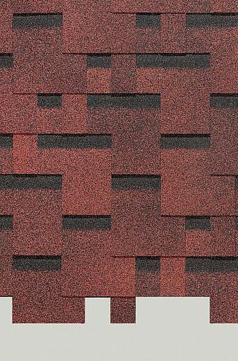 Ламинированная черепица Docke Europa,Матрица, Красный фото 1