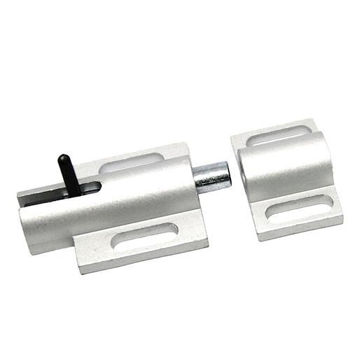 Засов-щеколда алюминиевая универсальная фото 1