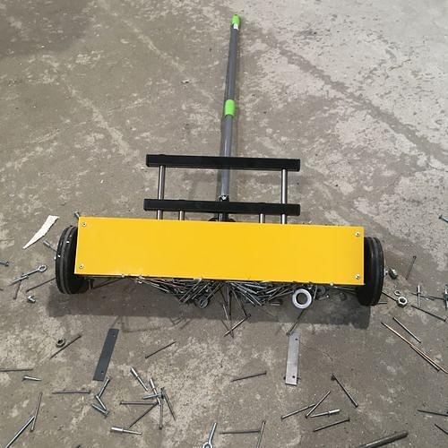 Магнитный телескопический сборщик на колёсах с системой очистки, 500 мм фото 3