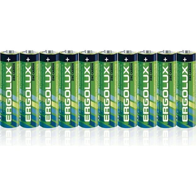 Ergolux R 03 SR10 (R03 SR10, мизинчиковая батарейка ААА 1.5В)(10 шт. в уп-ке) фото 1