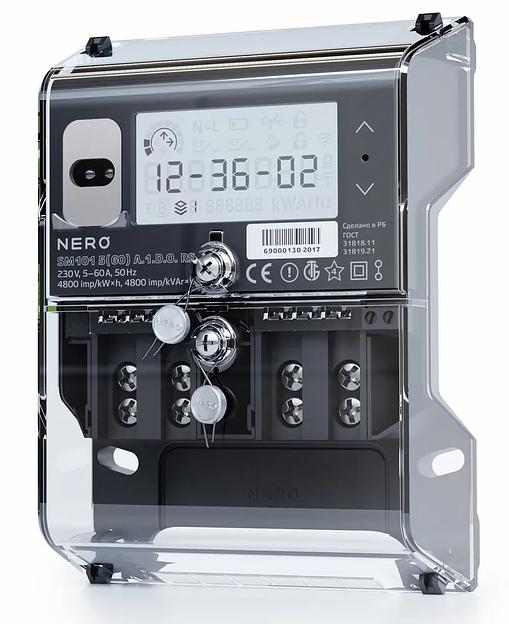 Однофазный счетчик SM 106 радио с одним каналом измерения «NERO» ОПТ фото 1
