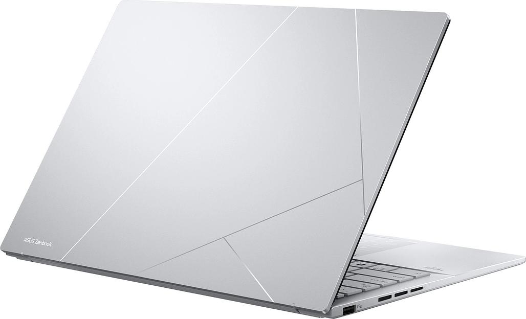 Ноутбук Asus Zenbook 14 OLED UX3405MA-QD1017 Core Ultra 9 185H 32Gb SSD512Gb Intel Arc 14" OLED FHD+ (1920x1200) noOS silver WiFi BT Cam Bag (90NB11R2-M01UC0) фото 5