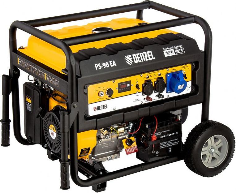 Генератор Denzel PS 90 EA 9кВт фото 7