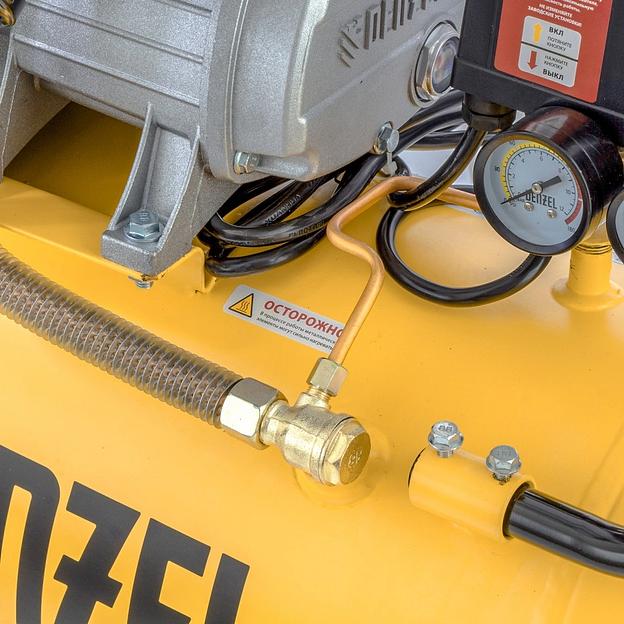 Компрессор воздушный DKV2200/50,Х-PRO 2,2 кВт, 400 л/мин, 50 л// Denzel фото 9