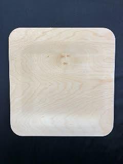 Тарелка салатная одноразовая, квадратная 180 мм фото 5