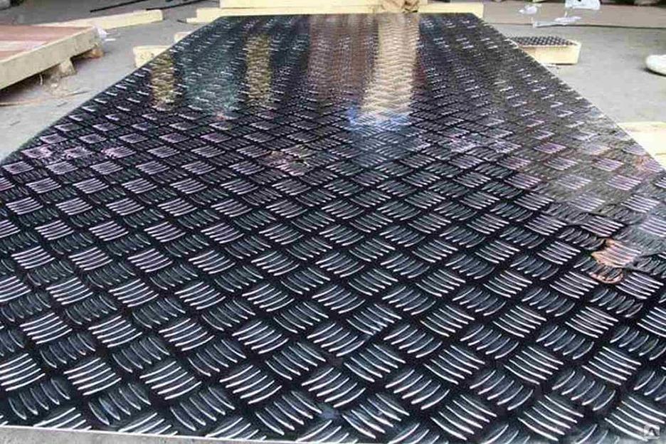 Лист алюминиевый рифлёный 1,2-3х1200х3000 мм опт фото 1