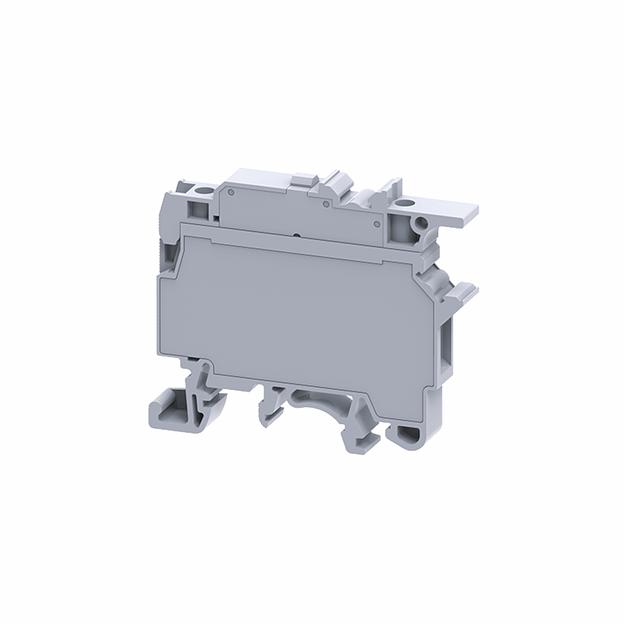 Клемма для предохранителей 5x20, 4 кв.мм винтовая серая OptiClip фото 1
