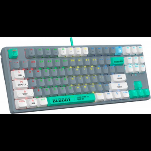 Клавиатура A4Tech Bloody S87 Energy механическая серый USB for gamer LED (S87 USB ENERGY ASH) фото 4