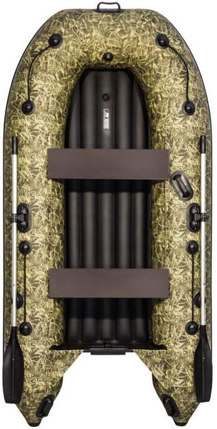 Лодка Ривьера Компакт 2900 НДНД, 2900*1500*420 мм., цвет: камуфляж камыш фото 3