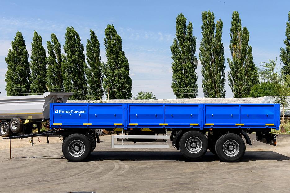 Прицеп бортовой трехосный фото 4