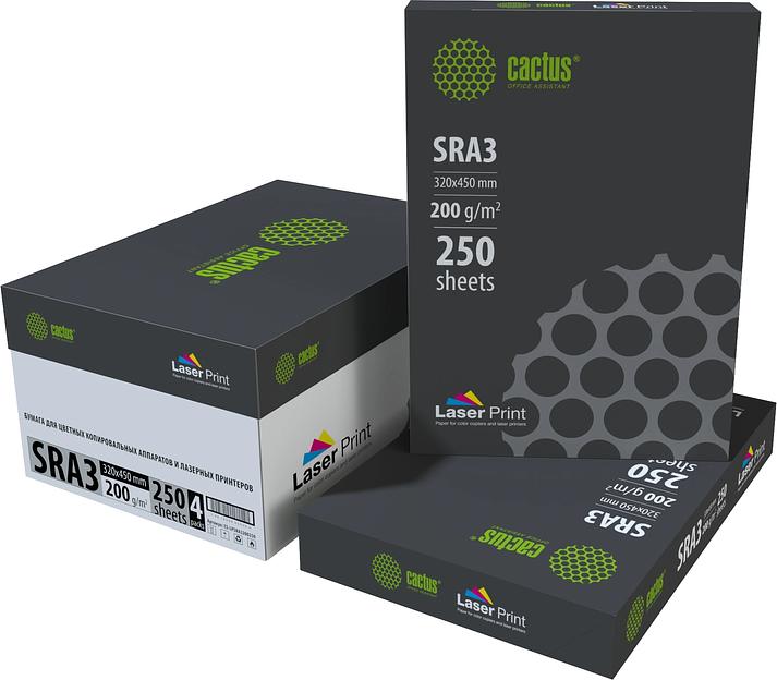 Бумага Cactus CS-LPSRA3200250 SRA3/200г/м2/250л./белый для лазерной печати фото 2