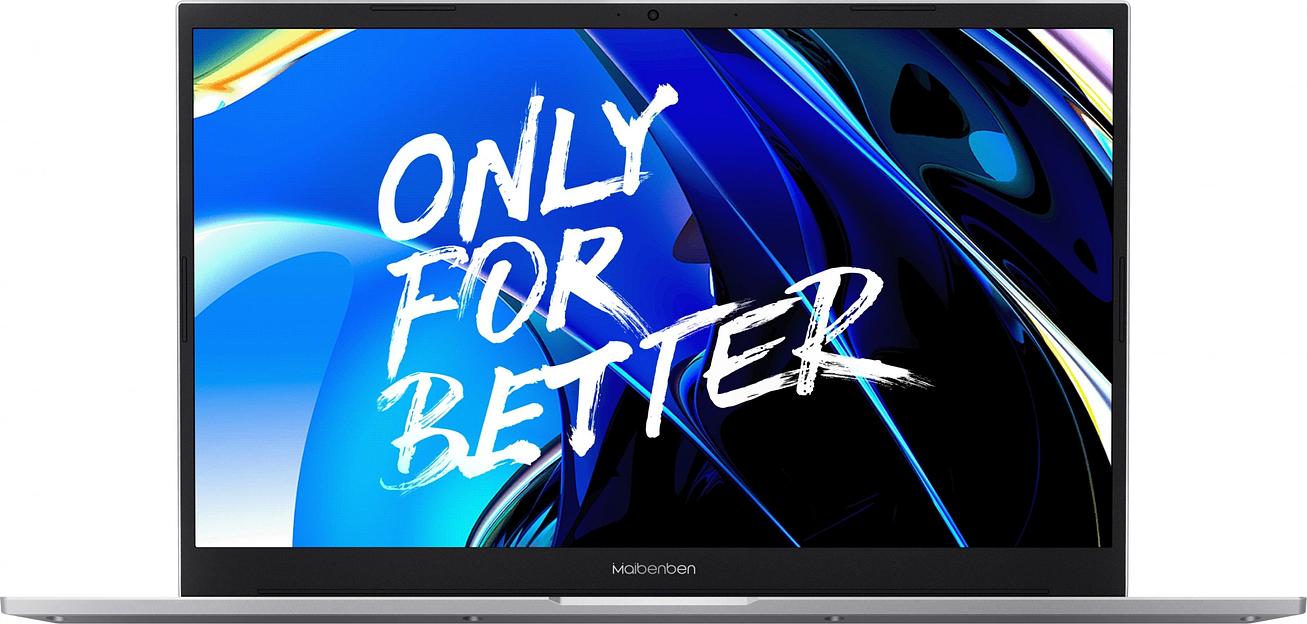 Ноутбук Maibenben M557 Ryzen 7 5825U 16Gb SSD512Gb AMD Radeon 15.6" IPS FHD (1920x1080) Linux silver WiFi BT Cam 4278mAh (M5571SF0LSRE1) фото 2