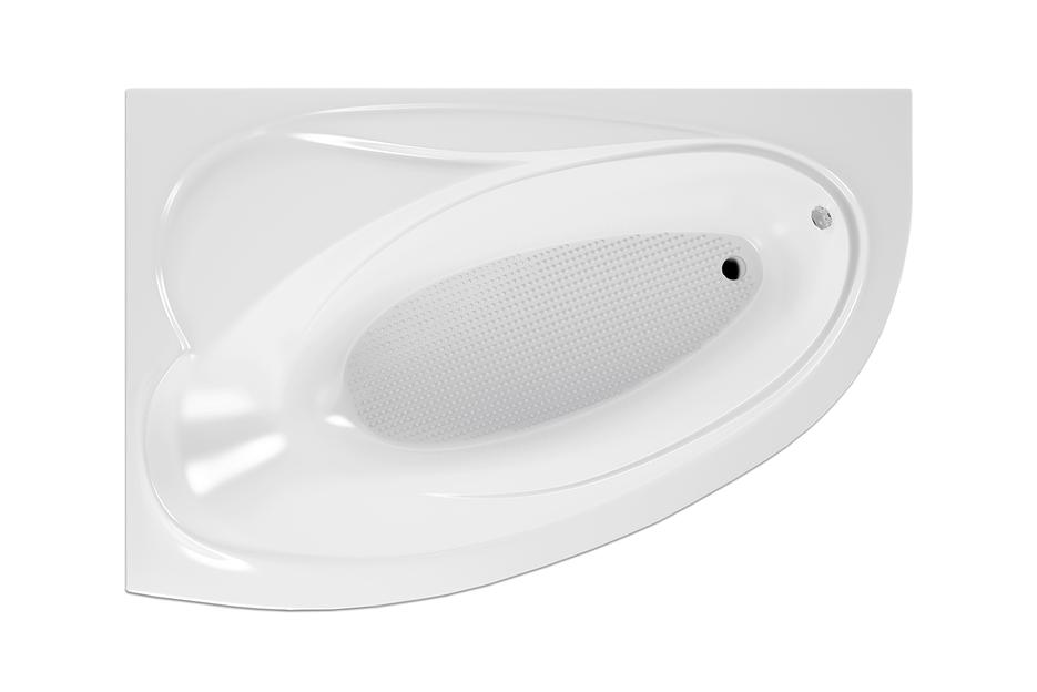 Акриловая ванна «Dolce», левая, белый, асимметричная, 1640х1100 мм, опт фото 1
