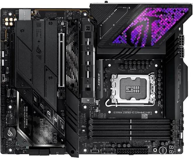 Материнская плата Asus ROG STRIX Z890-E GAMING WIFI Soc-1851 Intel Z890 4xDDR5 ATX AC`97 8ch(7.1) 5Gigabit RAID+HDMI+DP фото 1