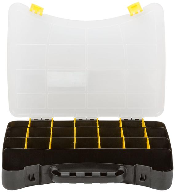 Ящик для крепежа (органайзер) (с защелкой) 16'' (40 х 30 х 6 см) фото 3