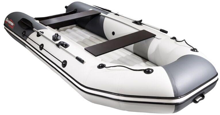 Лодка Таймень NX 3600 НДНД PRO, 3600*1680*465 мм., цвет: серый-графит фото 1