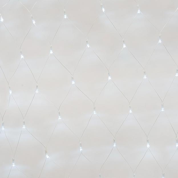 Сетка светодиодная с контроллером 240 светодиодов 2.5х2 м белая IP20 провод прозрачный ULD-N2520-240/DTA WHITE IP20 фото 2