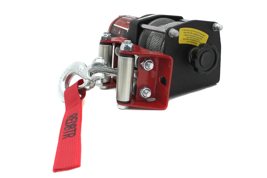 Лебедка для квадроцикла 12В 2000 lbs стальная усиленная ОПТ фото 1