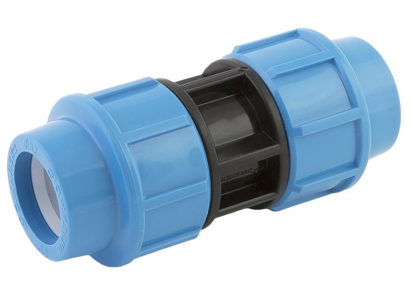 Муфта соединительная 32х32 для труб ПНД фото 1