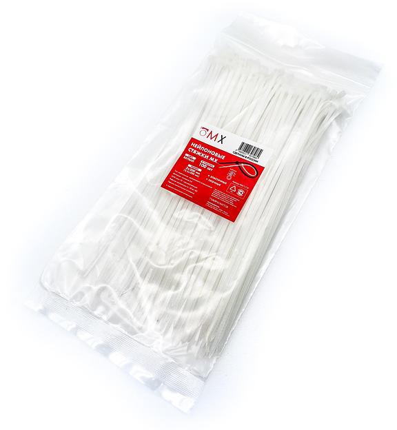 Хомут-стяжки ленточные 4x300 (3,6x300) бел фото 2