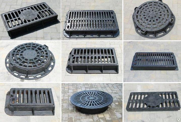 Дождеприемник круглый чугунный опт фото 2