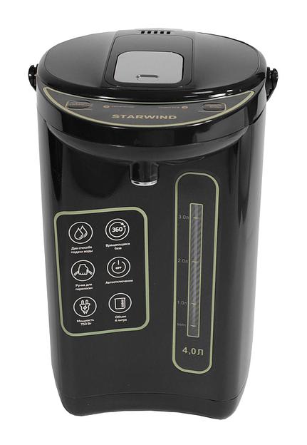 Термопот Starwind STP4181 4л. 750Вт тёмно-серый/бирюзовый фото 5