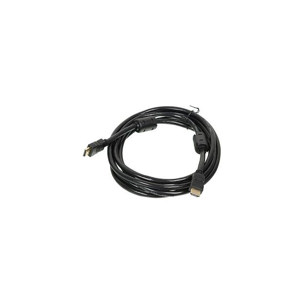 Кабель аудио-видео Buro HDMI 1.4, HDMI (m) - HDMI (m), ver 1.4, 3м, ф/фильтр, черный [hdmi-19m/19m-3m-mg] фото 1