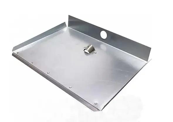 Лопата снеговая трёхбортная оцинкованная 500х600 мм с планкой, без черенка, арт.СНЕГ-03.14 ОПТ фото 1