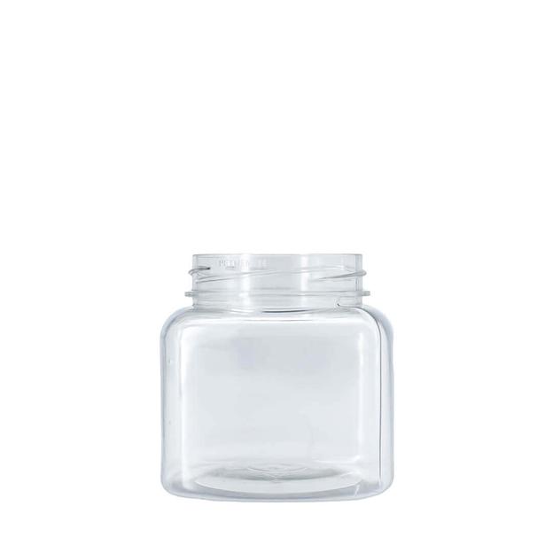 ПЭТ-Банка прозрачная 0,33 л Квадрат 58 мм, Опт фото 1