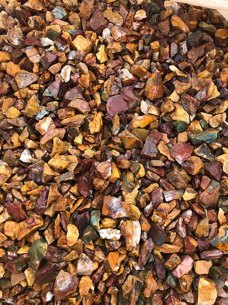 Яшма пейзажная - цветной декоративный щебень 20-40 мм, опт фото 1