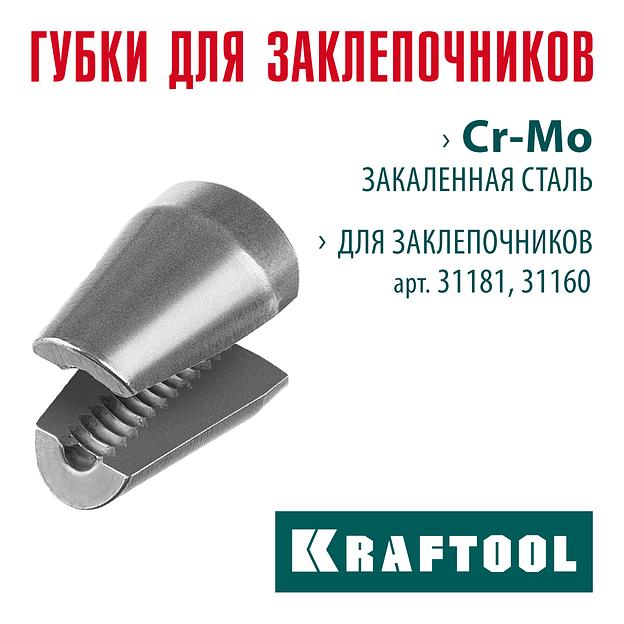 KRAFTOOL сменные губки для заклепочника 31181, 31160 (31181-SJ) фото 2