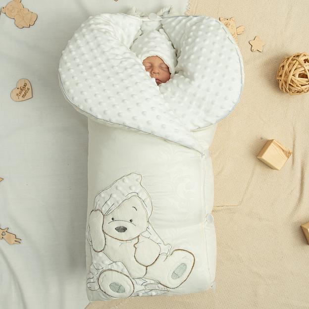 №239 Комплект на выписку «Радость» молочный ОПТ фото 4