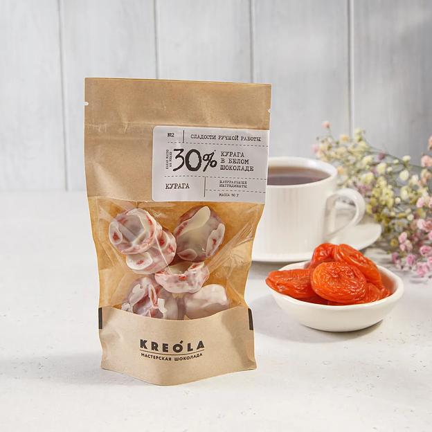 Курага в белом шоколаде Kreola 90 г, опт фото 4